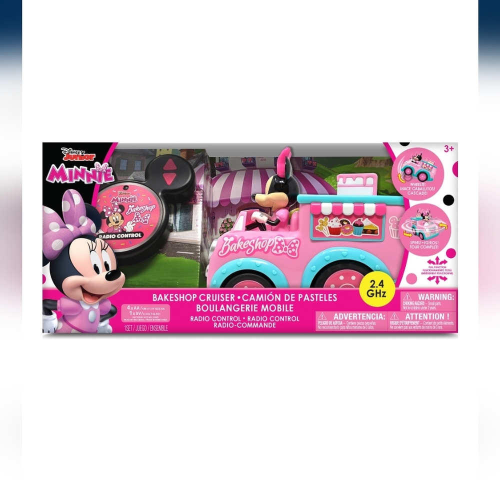 Disney Licensed Junior Minnie 9" Bakeshop Cruiser Radio Control RC Car